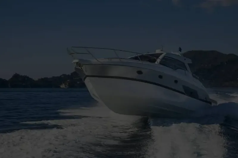 Recreational boat on the water during a marine inspection off the South Florida coast